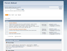 Tablet Screenshot of forumdiskusi.com